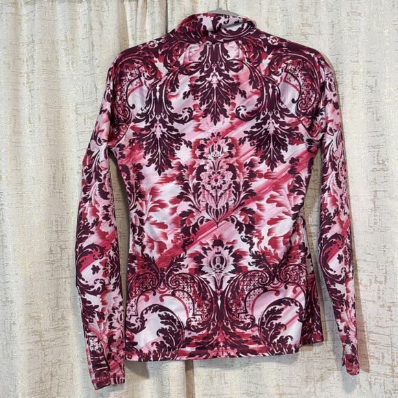 Athleta Tatto Sierra Thermal 1/2 Zip Thumbholes Cozy Fleece Inner Women's Medium - Picture 2 of 4